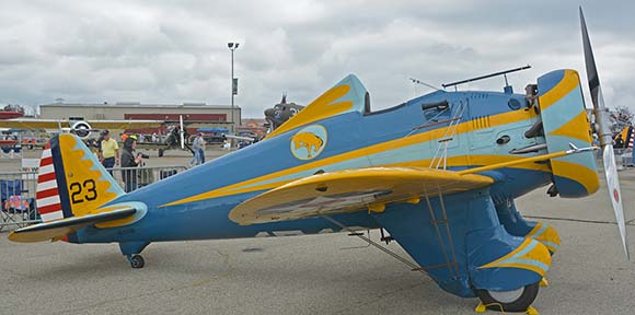 Boeing P-26 Peashooter N3378G, April 30, 2016